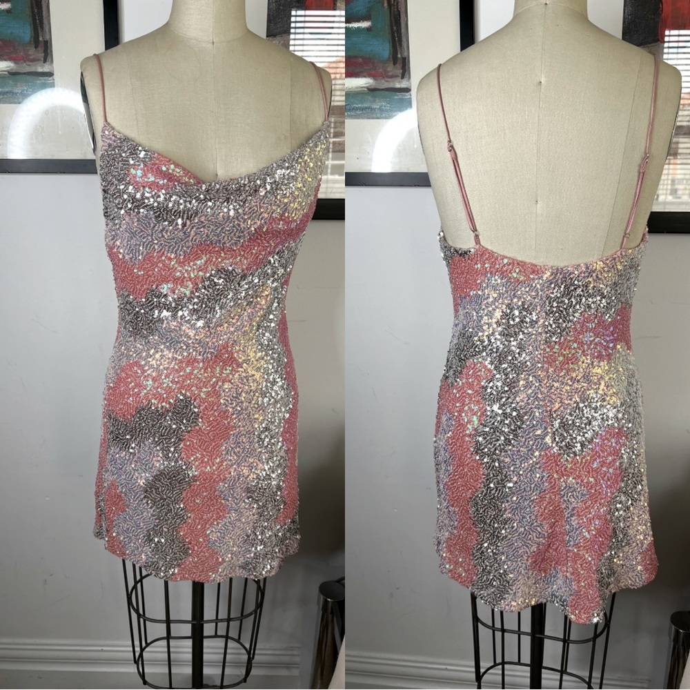 Sequence mini dress